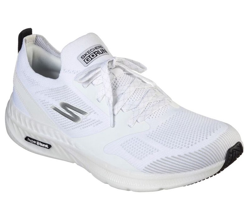 Skechers Gorun Hyper Burst - Mens Running Shoes White/Black [AU-TA5292]